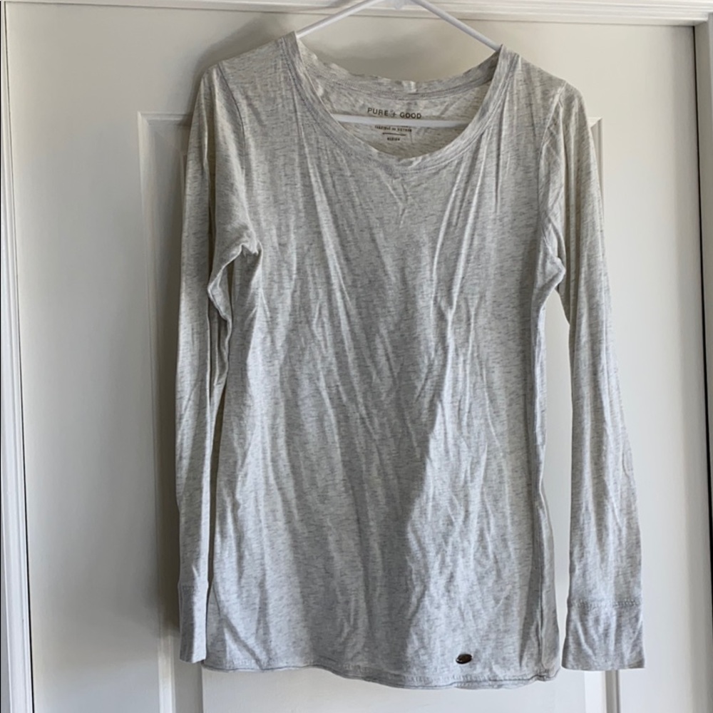 Pure + Good 100% Cotton long sleeve top